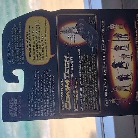 Star Wars Figure with lightsaber in package! - Picture 4 of 4